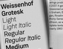 Weissenhof Grotesk